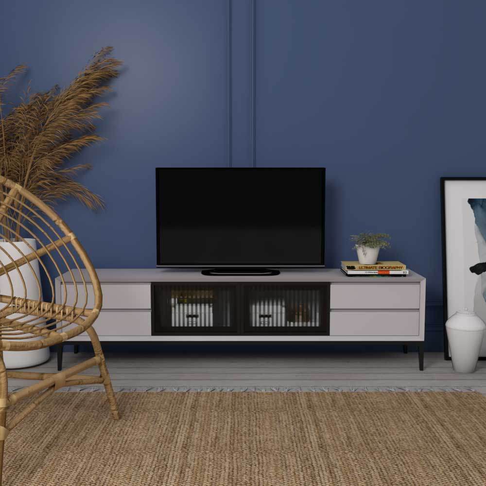 Sonnet Polished Sintered Stone TV Console Singapore