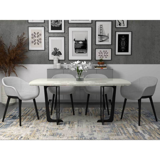 Spark Marble Dining Table (160cm) Singapore