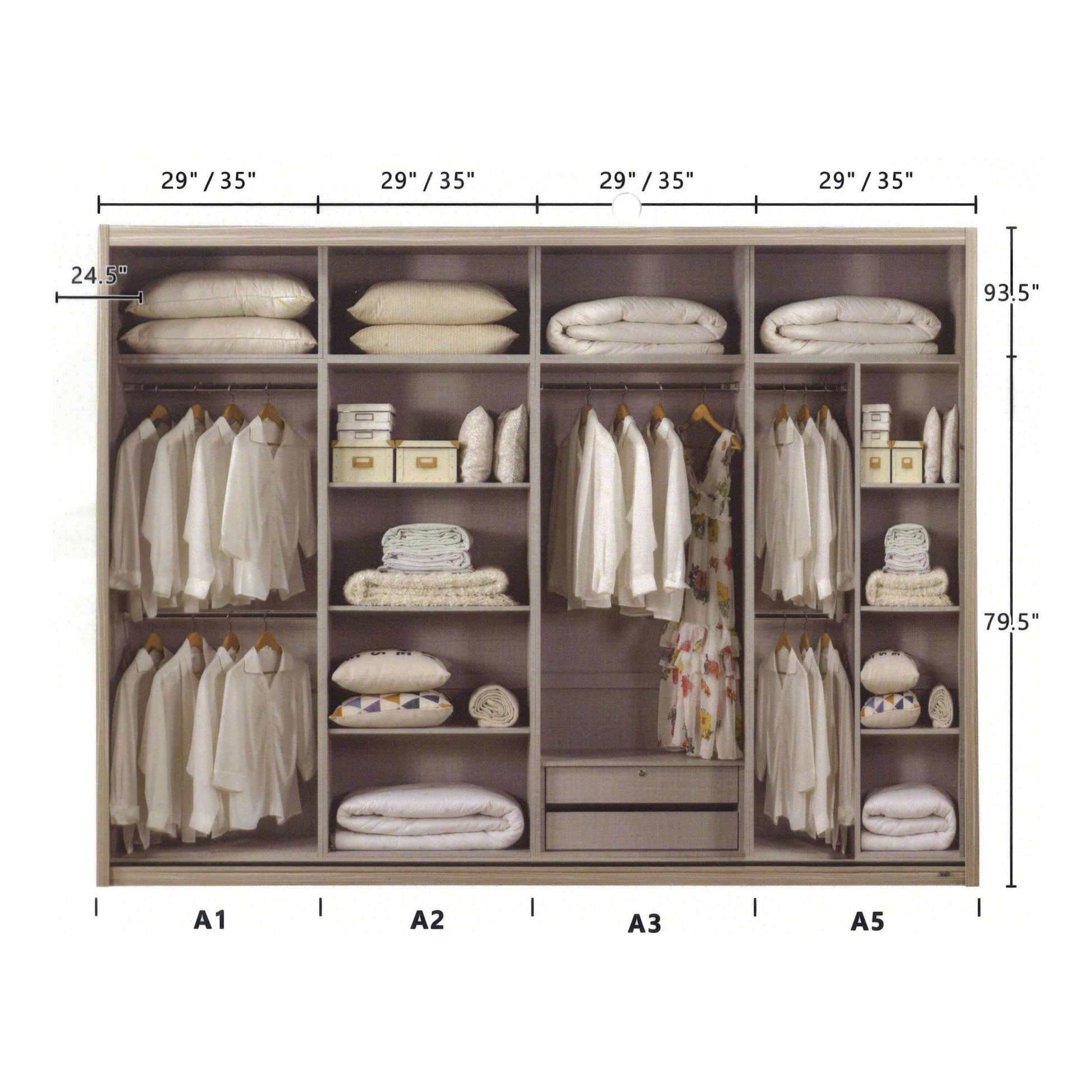 Stellar Modular Wardrobe W03 Singapore