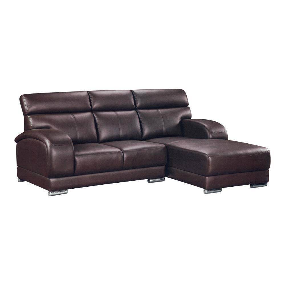 Sydney L-Shaped Faux Leather Sofa Singapore