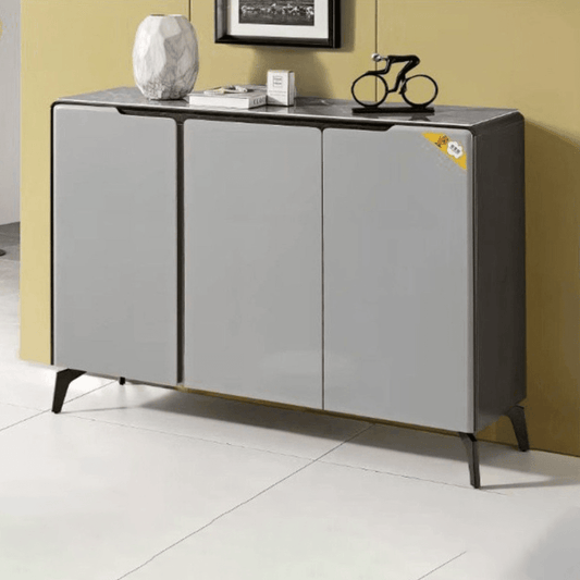 Thalassa 3 Door Shoe Cabinet with Sintered Stone Top (120cm) Singapore