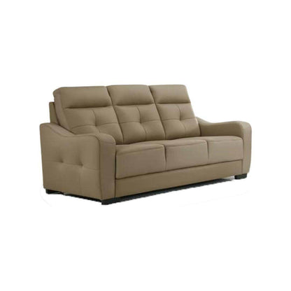 Theodore Beige Leather Sofa Singapore