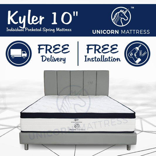 Unicorn Kyler Individual Pocketed Spring Mattress Singapore