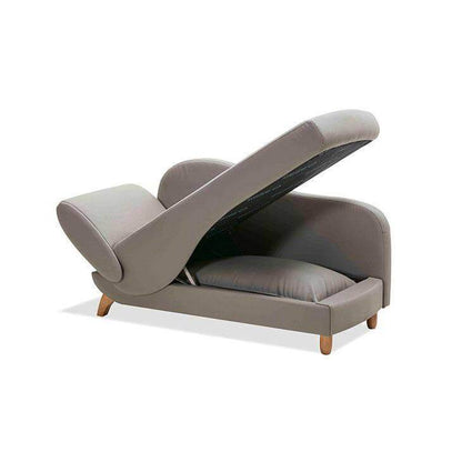 Uno Grey Fabric Storage Sofa Bed Singapore