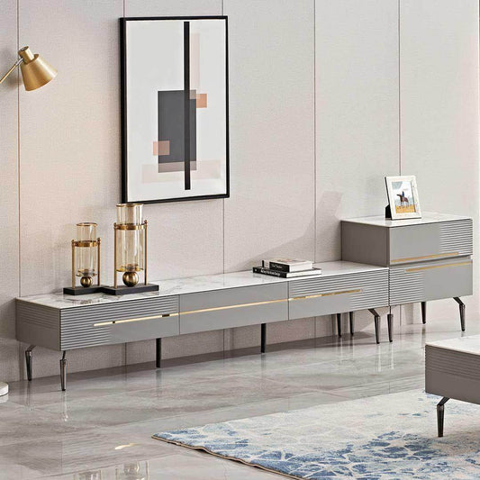 Valeria Polished Sintered Stone TV Console Singapore