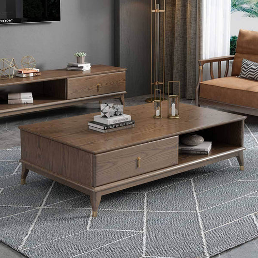 Valerius Ash Wood Coffee Table Singapore