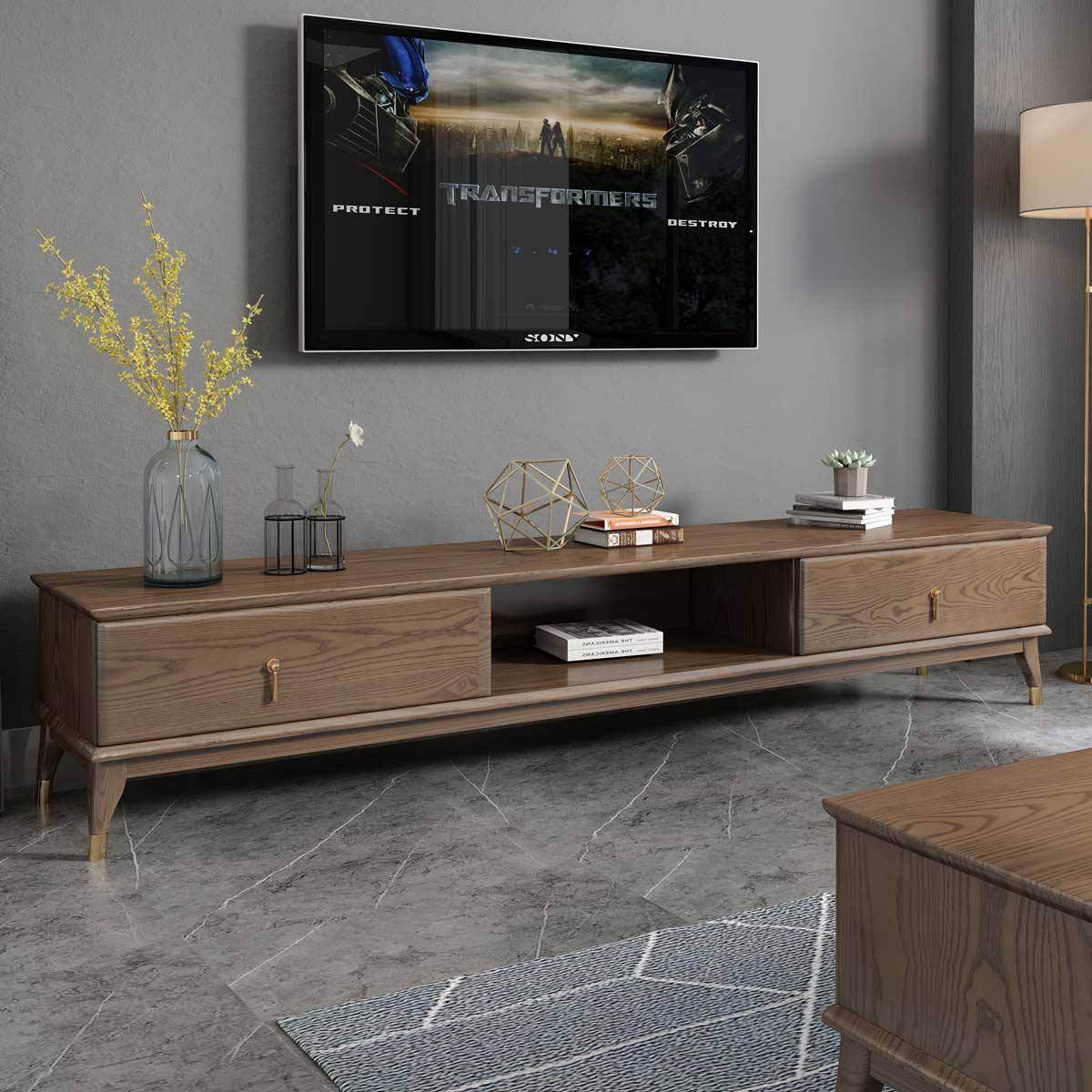 Valerius Ash Wood TV Console Singapore