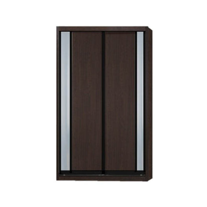 Valkyrie Modular Wardrobe (Dark Oak with Frosted Glass) Singapore