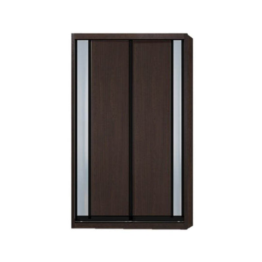 Valkyrie Modular Wardrobe (Walnut with Frosted Glass) Singapore