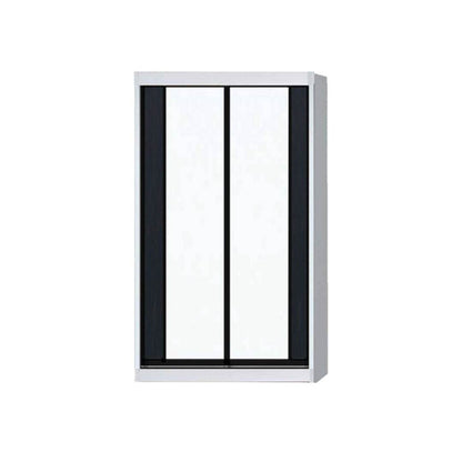 Valkyrie Modular Wardrobe (White with Black Glass) Singapore