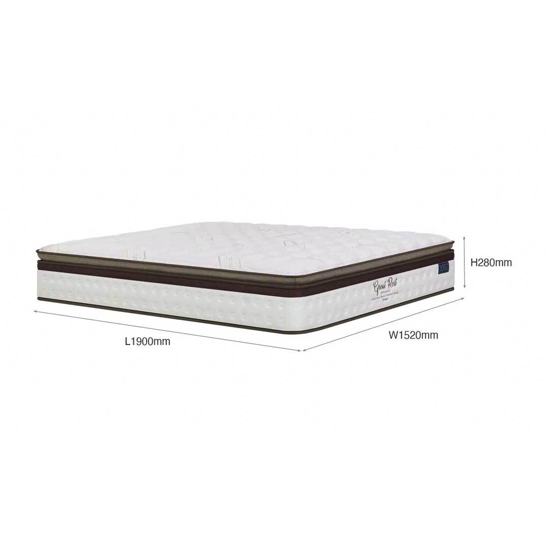 Viro Great Rest 11” Pocketed Spring Mattress (Super Single Size Clearance) Singapore