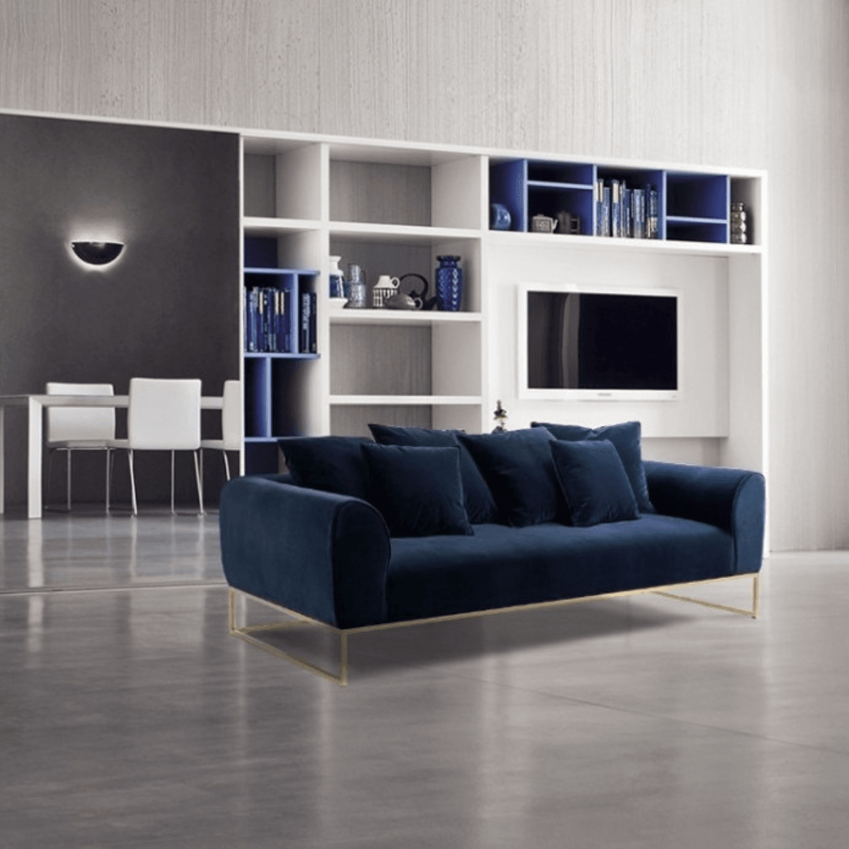 Weslin Velvet Fabric Sofa Singapore