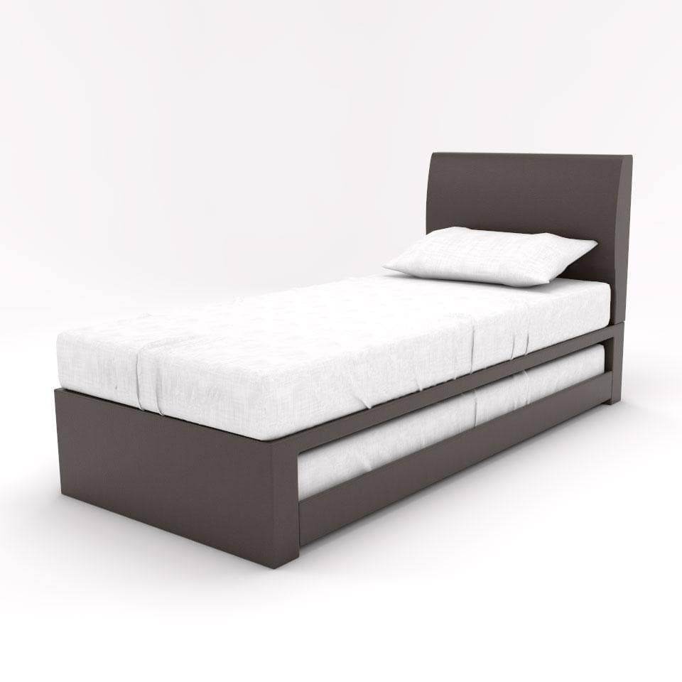 Zander 3 in 1 Faux Leather Pull Out Bed + Somnuz™ 5 inch Foam Mattress Bed Set Singapore