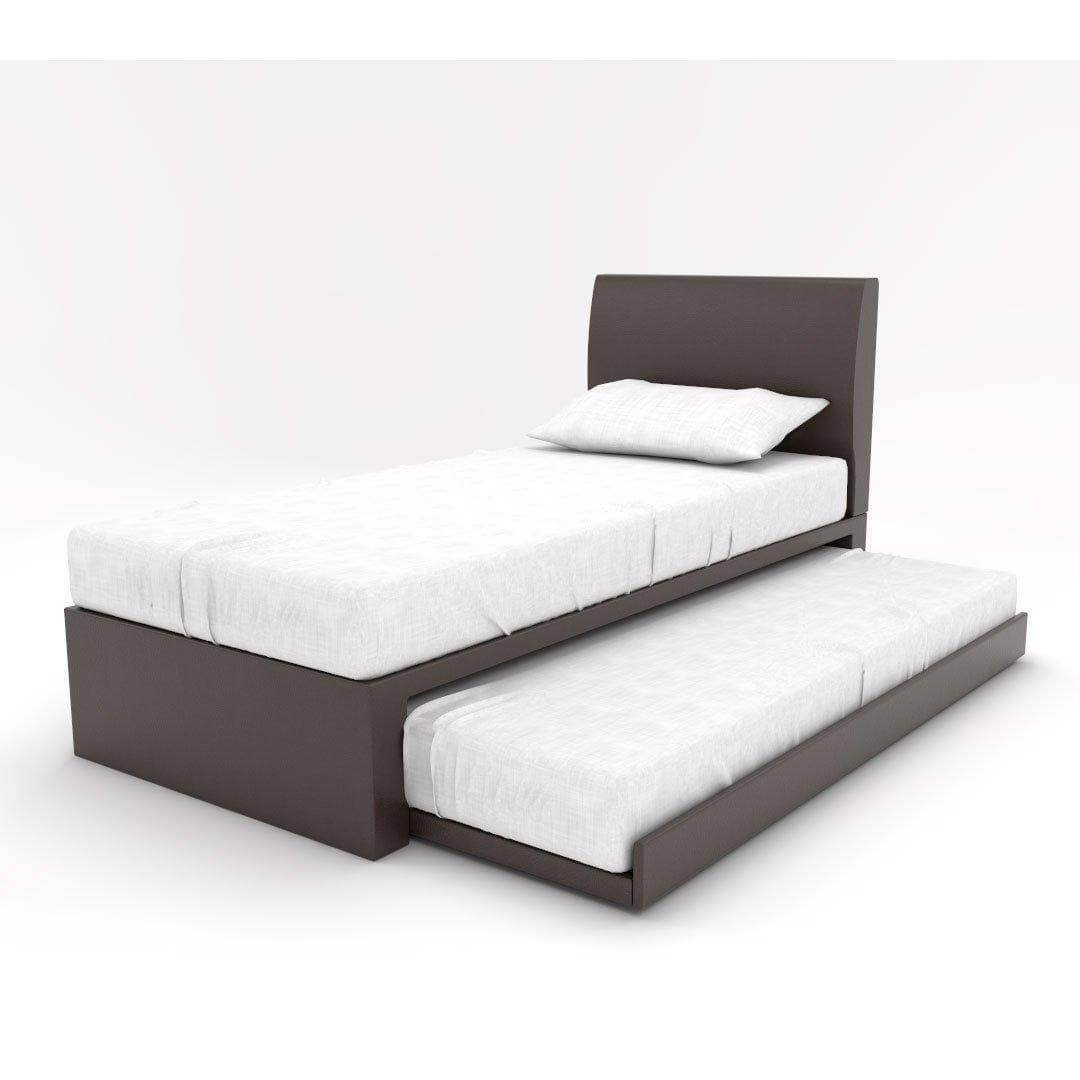 Zander 3 in 1 Faux Leather Pull Out Bed + Somnuz™ Bliss Spring Mattress Bed Set Singapore