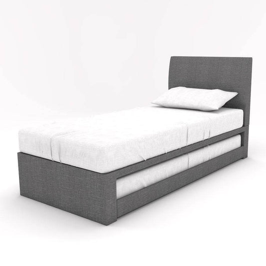 Zander Fabric 3 in 1 Pull Out Bed (Water Repellent) + Somnuz™ 6 inch Foam Mattress Bed Set Singapore