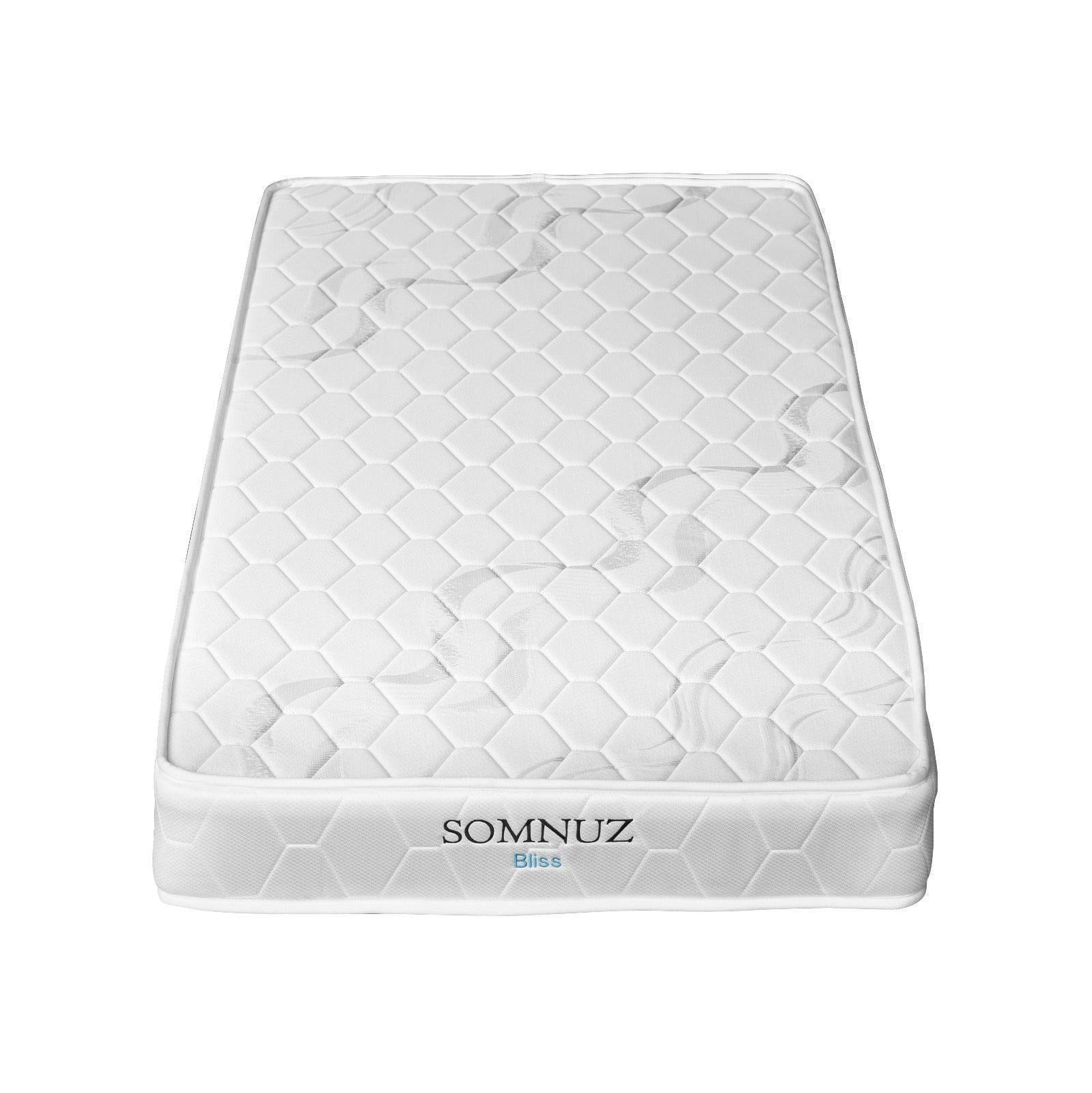 Zander Fabric 3 in 1 Pull Out Bed (Water Repellent) + Somnuz™ Bliss Spring Mattress Bed Set Singapore